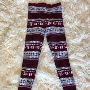 Sweater leggings